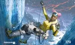 Lifeline artwork on icy peak